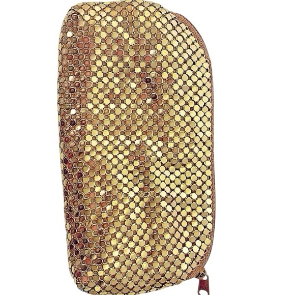 Handbags - Vintage Gold Tone Metal Mesh Small Bag